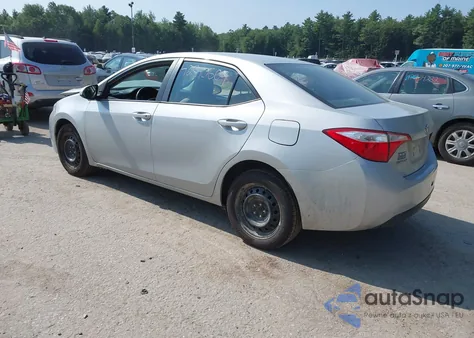2015 Toyota Corolla Le из США, поврежденный, VIN 2T1BURHE0FC271589